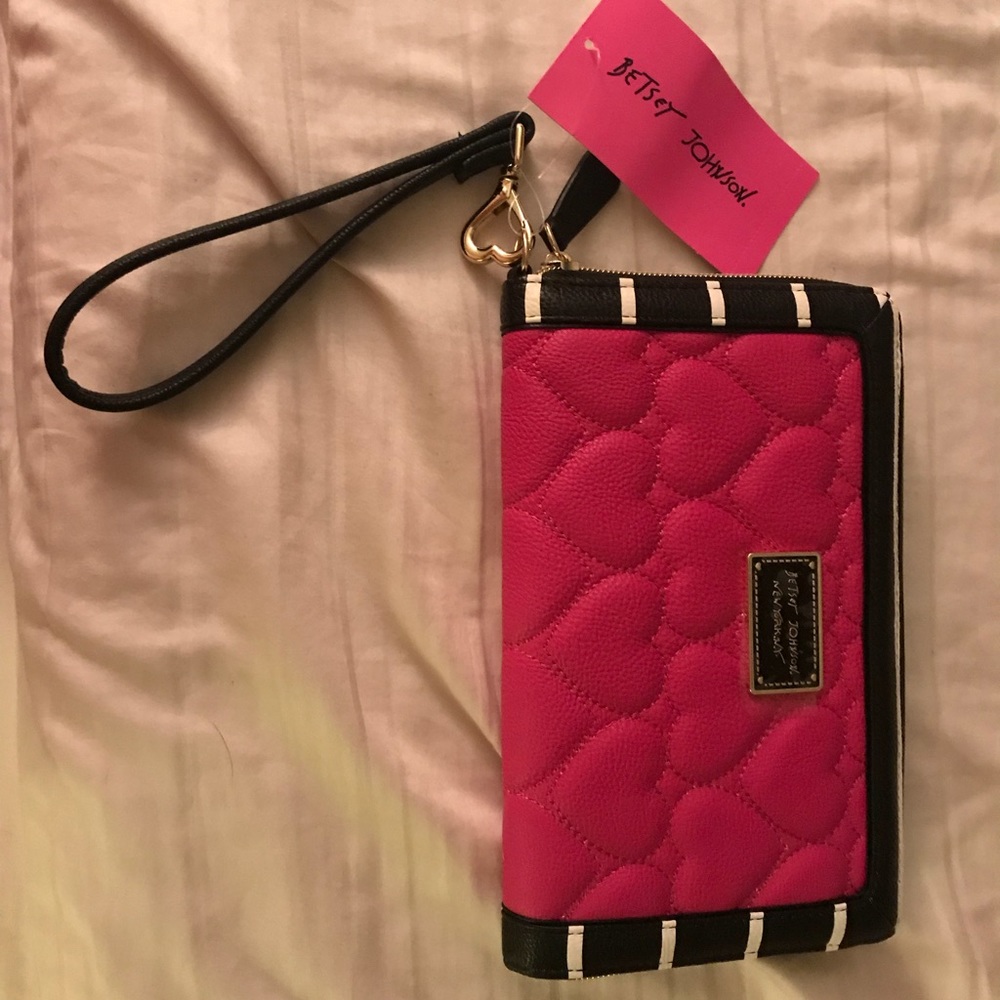 Betsey Johnson wallet wristlet